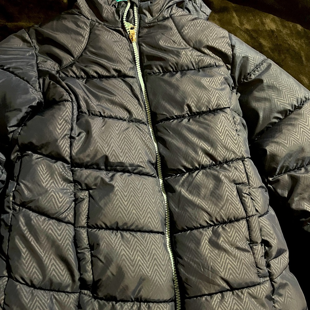 Wonder Nation blue Puffer coat Girls Youth Medium 7/8